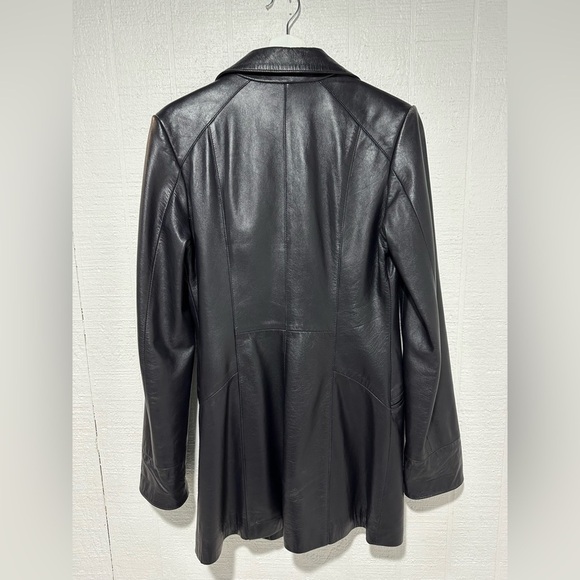 J.J.G private collection genuine leather coat jacket size S - Picture 4 of 14